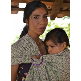 Rebozo para bebé Bandolera Nochebuena  - 7