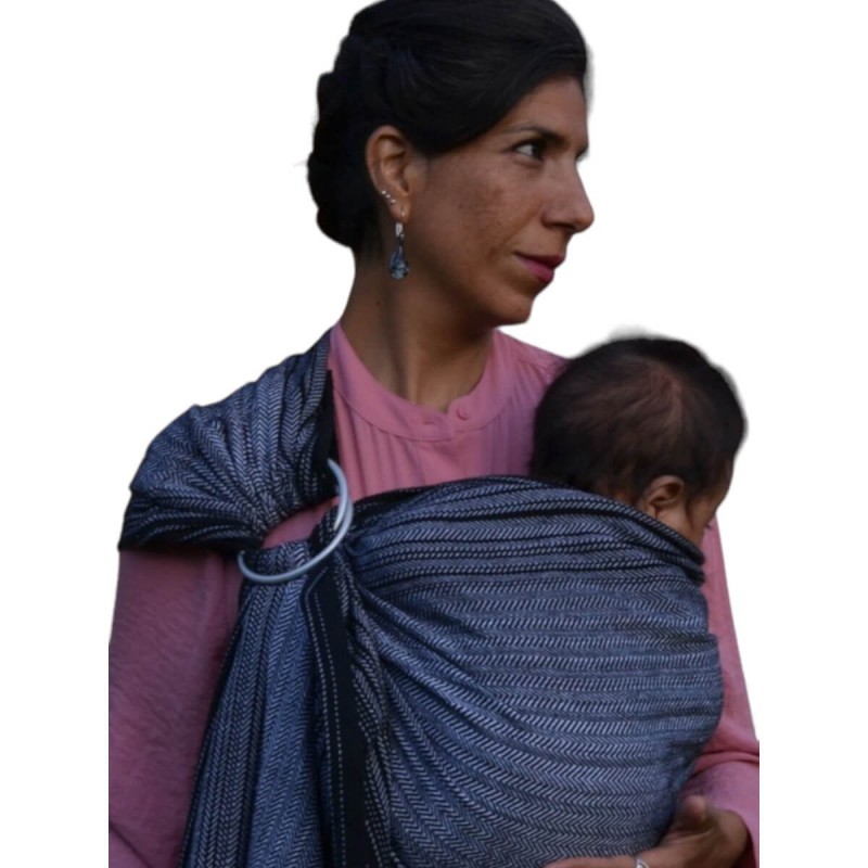 Rebozo para bebé Bandolera Espiguilla  - 6