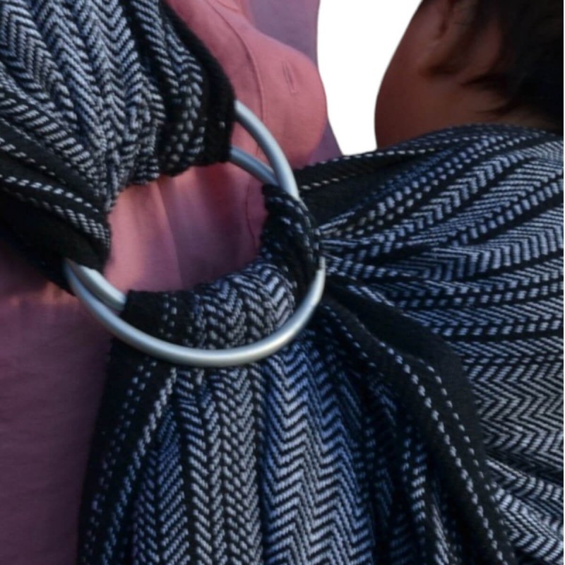 Rebozo para bebé Bandolera Espiguilla  - 7