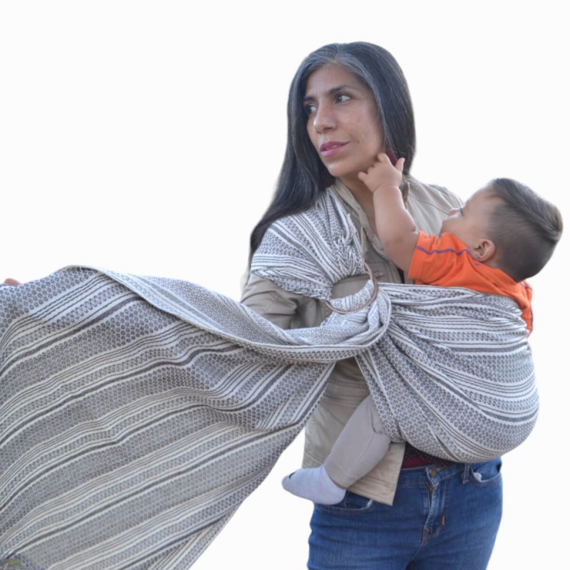 Rebozo para bebé Bandolera Zhuub  - 18