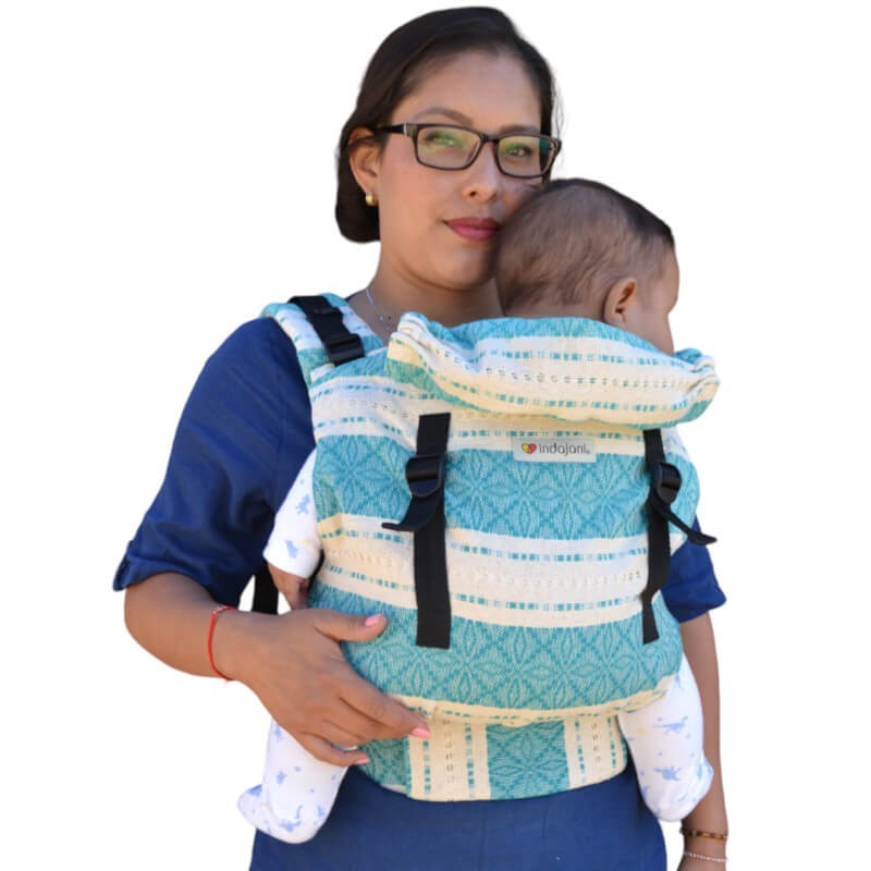 Mochila para cargar bebé. Mochila ergonómica 100% de algodón