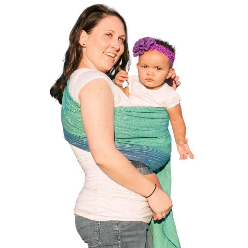 Rebozo para bebé Bandolera Espiguilla  - 11