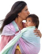 Rebozo para bebé tejido a mano 100% de algodóni